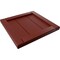 Ekena Millwork 12"W x 12"H True Fit PVC Framed Board-n-Batten Shutters Sample, Pepper Red SAMPLE-TFPBFMR - alternate 3